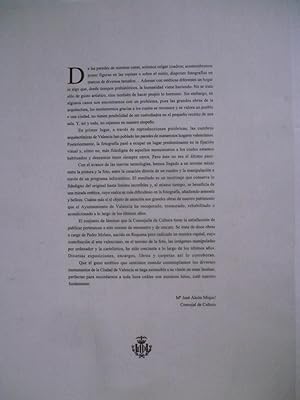 PATRIMONIO HISTÓRICO RECUPERADO EN LA CIUDAD DE VALENCIA. Colección láminas municipales.
