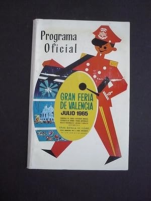 FERIA DE VALENCIA 1965. Programa de los festejos.