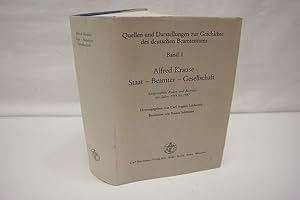 Bild des Verkufers fr Staat - Beamter - Gesellschaft Ausgewhlte Reden und Beitrge der Jahre 1959 bis 1987. (= Quellen und Darstellungen zur Geschichte des deutschen Beatmentums, Bd. 1). zum Verkauf von Antiquariat Wilder - Preise inkl. MwSt.