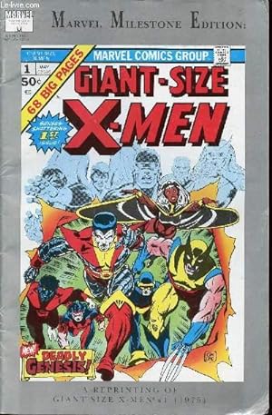 Bild des Verkufers fr X-men - n1 - Milestone Edition - reprinting of giant size X-men #1 (1975) zum Verkauf von Le-Livre