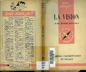 Immagine del venditore per Que sais-je? N 98 La vision venduto da Le-Livre