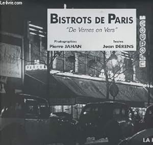 Bild des Verkufers fr Bistrots de Paris "De verres en vers" - Jahan en vin - Wit and wine zum Verkauf von Le-Livre