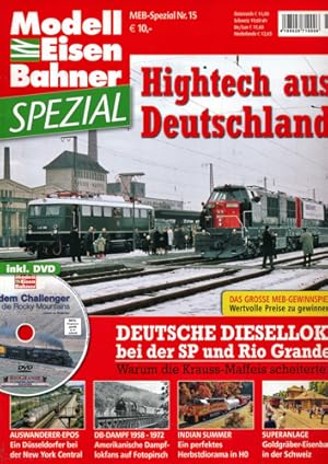 Bild des Verkufers fr Modelleisenbahner Spezial Heft 14: Hightech aus der SP und Rio Grande (mit DVD!). zum Verkauf von Versandantiquariat  Rainer Wlfel