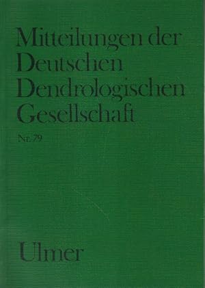 Bild des Verkufers fr Mitteilungen der Deutschen Dendrologischen Gesellschaft, Nr. 79. zum Verkauf von Versandantiquariat Boller