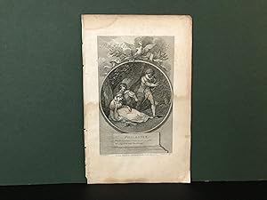 Seller image for SINGLE LEAF from: Philaster: A Tragedy, as Altered from Beaumont and Fletcher (Original 1791 Engraving) for sale by Bookwood