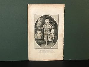 Seller image for SINGLE LEAF from: Philaster: A Tragedy, as Altered from Beaumont and Fletcher (Original 1791 Engraving) for sale by Bookwood