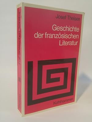 Imagen del vendedor de Geschichte der franzsischen Literatur. (Sprache und Literatur ; 11). a la venta por ANTIQUARIAT Franke BRUDDENBOOKS