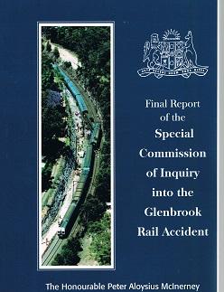 Seller image for Final Report of the Special Commission of Inquiry into the Glenbrook Rail Accident for sale by Heath Hill Books Etc.
