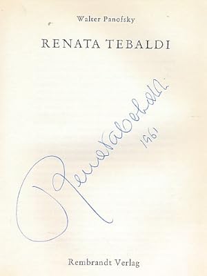 Renata Tebaldi. Rembrandt-Reihe Bd. 32.