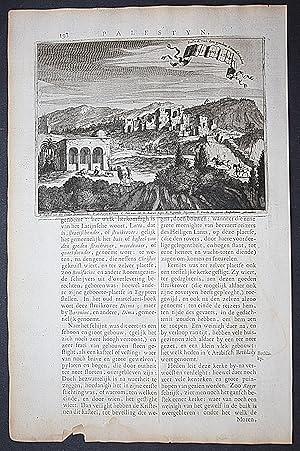 Bild des Verkufers fr Domus Loni Latroni." -- Latrun West Bank Westjordanland Jerusalem Castle of the good robber zum Verkauf von Antiquariat Steffen Vlkel GmbH