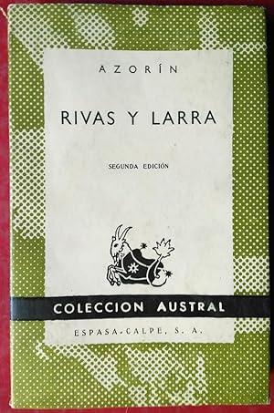 Imagen del vendedor de Rivas y Larra a la venta por FERDYDURKE LIBROS