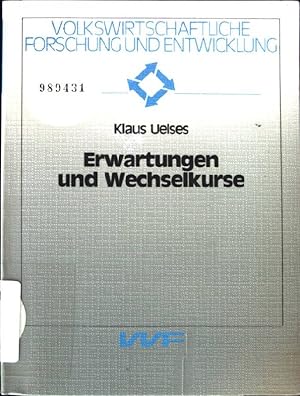 Bild des Verkufers fr Erwartungen und Wechselkurse. Volkswirtschaftliche Forschung und Entwicklung ; Bd. 53 zum Verkauf von books4less (Versandantiquariat Petra Gros GmbH & Co. KG)