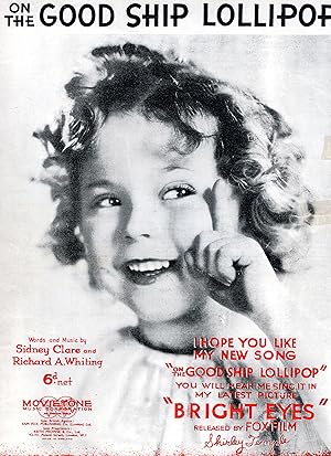 Seller image for On The Good Ship Lollipop Sheet Music (Shirley Temple). Words and music: Clare, Sidney; Richard A. Whiting. for sale by Grimbergen Booksellers