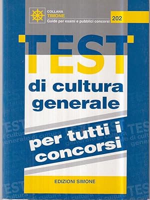 Immagine del venditore per Test di cultura generale per tutti i concorsi venduto da Librodifaccia