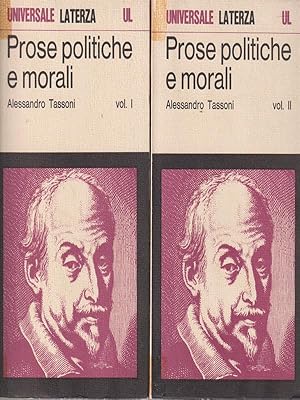Bild des Verkufers fr Prose politiche e morali. 2vv zum Verkauf von Librodifaccia