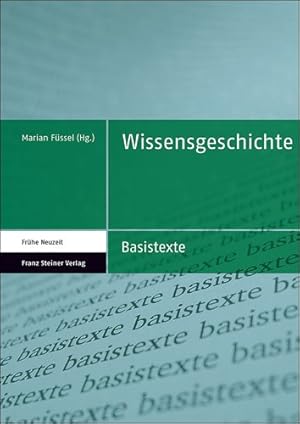 Seller image for Wissensgeschichte -Language: german for sale by GreatBookPrices