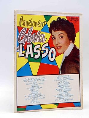 CANCIONERO. GLORIA LASSO. SUS GRANDES ÉXITOS EN DISCOS. Bistagne, 1958. OFRT