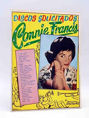 CANCIONERO 36. CONNIE FRANCIS. DISCOS SOLICITADOS. Bistagne, 1962. OFRT