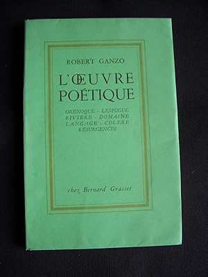 Bild des Verkufers fr L'oeuvre potique zum Verkauf von Librairie Ancienne Zalc