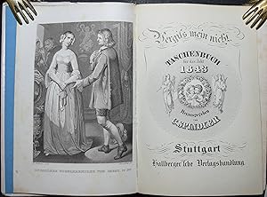 Seller image for Vergiss mein nicht. Taschenbuch fr das Jahr 1843. Vierzehnter Jahrgang. for sale by Antiquariat Haufe & Lutz