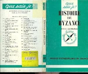 Bild des Verkufers fr Que sais-je? N 107 Histoire de Byzance zum Verkauf von Le-Livre