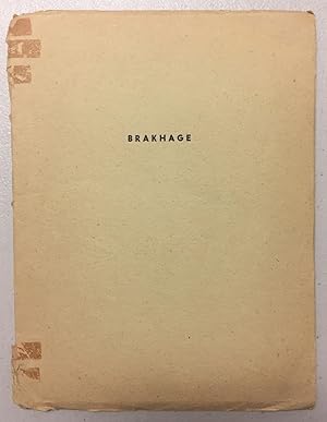 "Brakhage" in Film-Makers' Cinematheque Monograph Series No. 2