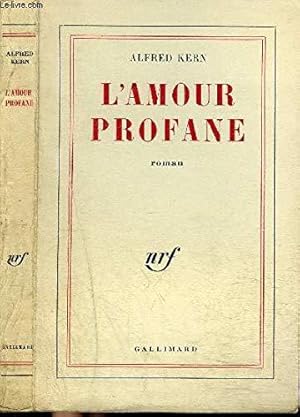 Seller image for L'amour profane for sale by JLG_livres anciens et modernes