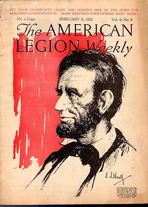 Imagen del vendedor de The American Legion Weekly: Volume 6, No. 6: February 8, 1924 a la venta por Dorley House Books, Inc.