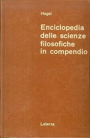 Immagine del venditore per Enciclopedia delle scienze filosofiche. In compendio venduto da Libro Co. Italia Srl