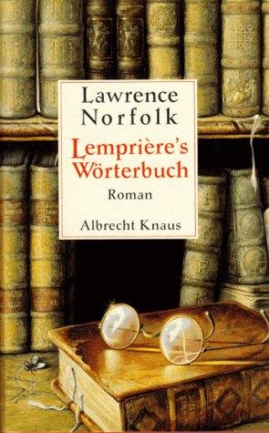 Bild des Verkufers fr Lempriere's Wrterbuch. Roman. zum Verkauf von Allguer Online Antiquariat