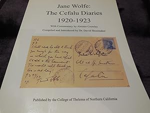 Seller image for Jane Wolfe: The Cefalu Diaries 1920 - 1923 for sale by Veronica's Books