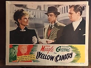 Bild des Verkufers fr Yellow Canary Lobby Card zum Verkauf von AcornBooksNH