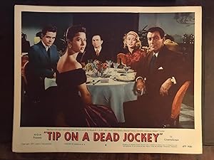 Seller image for Tip on a Dead Jockey Lobby Card #4 for sale by AcornBooksNH