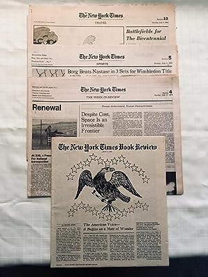 The New York Times Newspaper: Sunday, July 4, 1976: The New York Times Book Review & Sections 4, ...