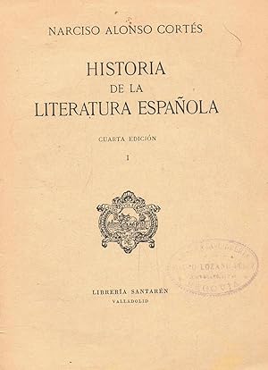 Seller image for HISTORIA DE LA LITERATURA ESPAOLA. 2 Tomos for sale by Librera Torren de Rueda