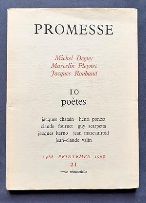 Seller image for Promesse - 10 potes - n21, printemps 1968 - for sale by Le Livre  Venir