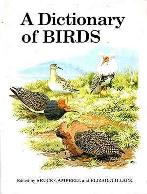 Imagen del vendedor de A Dictionary of Birds a la venta por Pendleburys - the bookshop in the hills