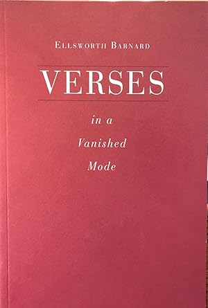 Seller image for Verses in a Vanished Mode for sale by White Square - Fine Books & Art