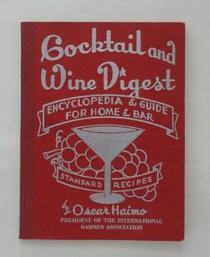 Imagen del vendedor de Cocktail and Wine Digest Encyclopedia & Guide For Home & Bar a la venta por Abacus Books, ABAA/ILAB