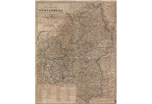 Imagen del vendedor de Das Koenigreich Wrtemberg nach Kreisen und Obermtern eingetheilt. C. F. Hammer, Major. a la venta por Antiquariat Dasa Pahor GbR