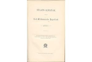 Imagen del vendedor de Staats-Almanak der Zuid-Afrikaansche Republiek 1897. a la venta por Antiquariat Dasa Pahor GbR