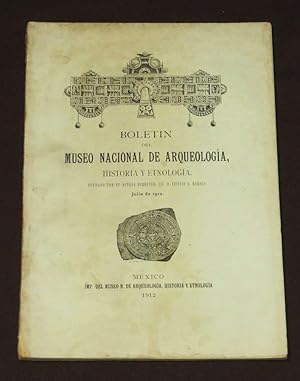 Boletín Del Museo Nacional De Arqueología, Historia Y Etnografía. Tom.II Núm. 1. Julio De 1912