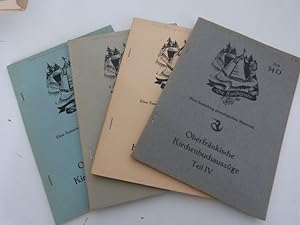 Image du vendeur pour Oberfrnkische Kirchenbuchauszge. (4 Teile). (= Die Fundgrube, Heft 34 A - D). mis en vente par Antiquariat Bookfarm