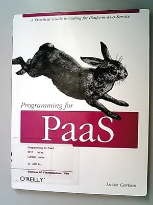 Bild des Verkufers fr Programming for PaaS zum Verkauf von Antiquariat Bookfarm