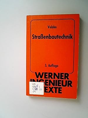 Bild des Verkufers fr Strassenbautechnik zum Verkauf von Antiquariat Bookfarm