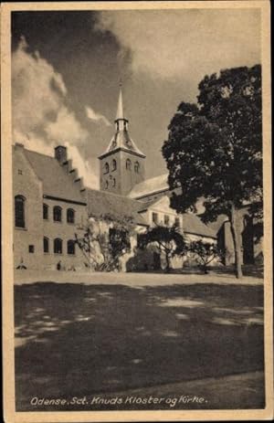 Imagen del vendedor de Ansichtskarte / Postkarte Odense Dnemark, Sat, Knuds Kloster og Kirke a la venta por akpool GmbH