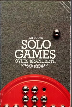 Seller image for SOLO GAMES. Over 300 games for one player for sale by Mr.G.D.Price