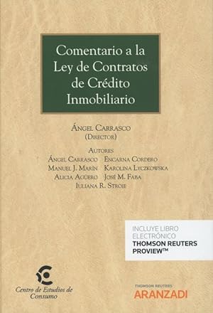 Seller image for Comentario a la ley de contratos de crdito inmobiliario for sale by Vuestros Libros