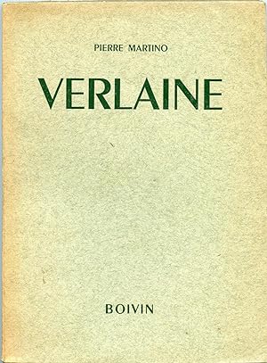 Seller image for VERLAINE. Nouvelle dition revue et corrige for sale by Librairie CLERC