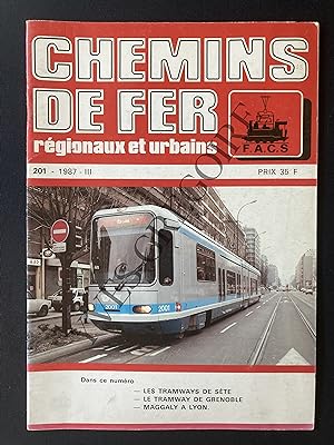 CHEMINS DE FER REGIONAUX ET URBAINS-N°201-1987-III